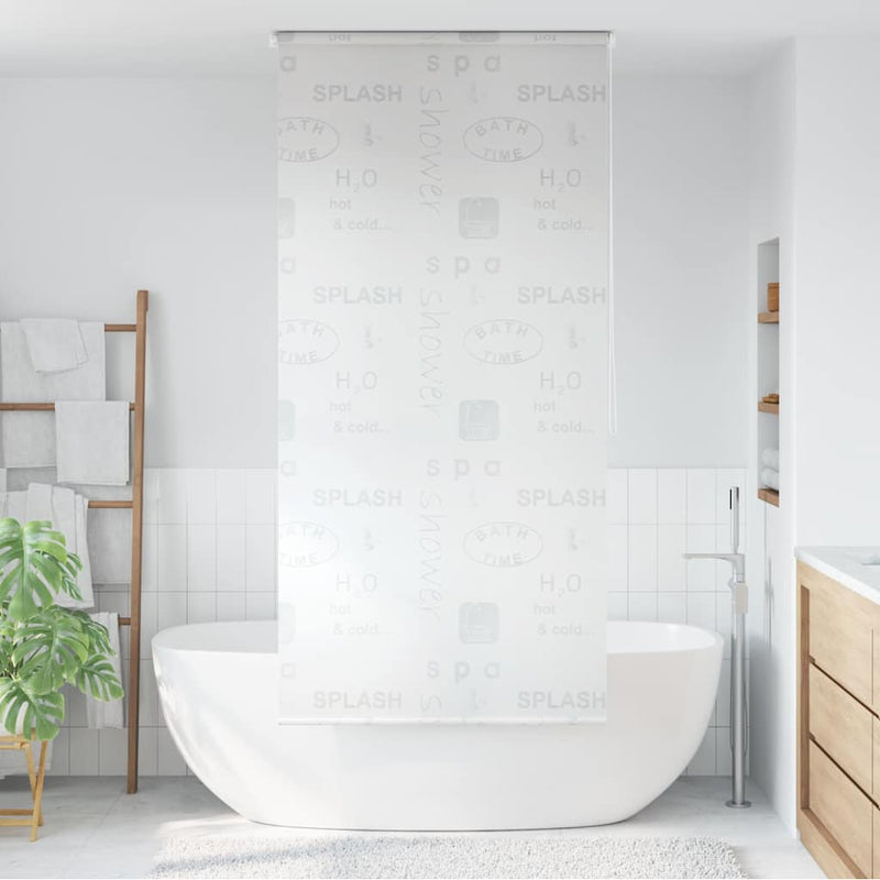 vidaXL Tenda a Rullo per Doccia 120x240 cm Schizzi - Image 1 of 9