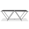 vidaXL Tavolo Pieghevole per Carta da Parati MDF Alluminio 200x60x78cm - Image 1 of 4