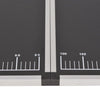 vidaXL Tavolo Pieghevole per Carta da Parati MDF Alluminio 200x60x78cm - Image 4 of 4