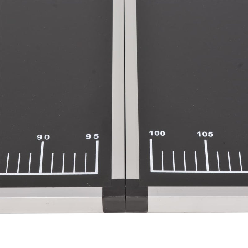 vidaXL Tavolo Pieghevole per Carta da Parati MDF Alluminio 200x60x78cm - Image 4 of 4