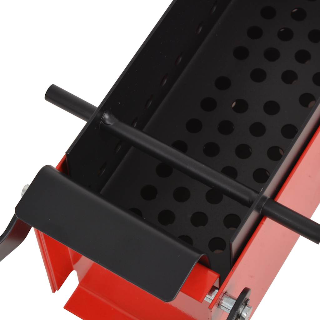 vidaXL Compattatore di Carta in Acciaio 34x14x14 cm Nero e Rosso - Image 2 of 2