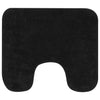 vidaXL Set Tappetini per Bagno 2 pz in Tessuto Antracite - Image 2 of 3