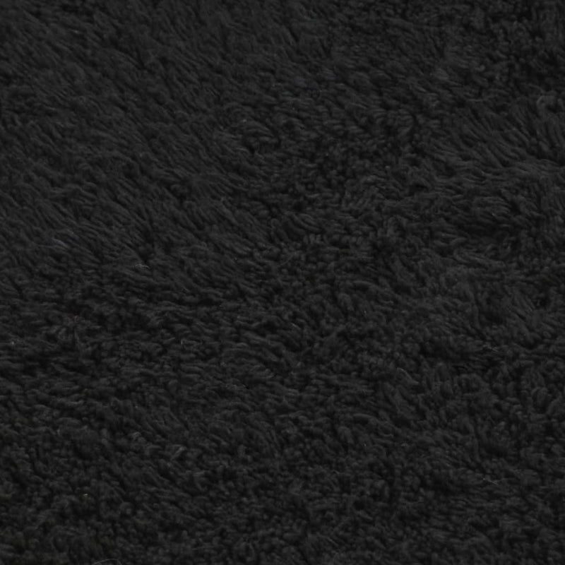 vidaXL Set Tappetini per Bagno 2 pz in Tessuto Antracite - Image 3 of 3