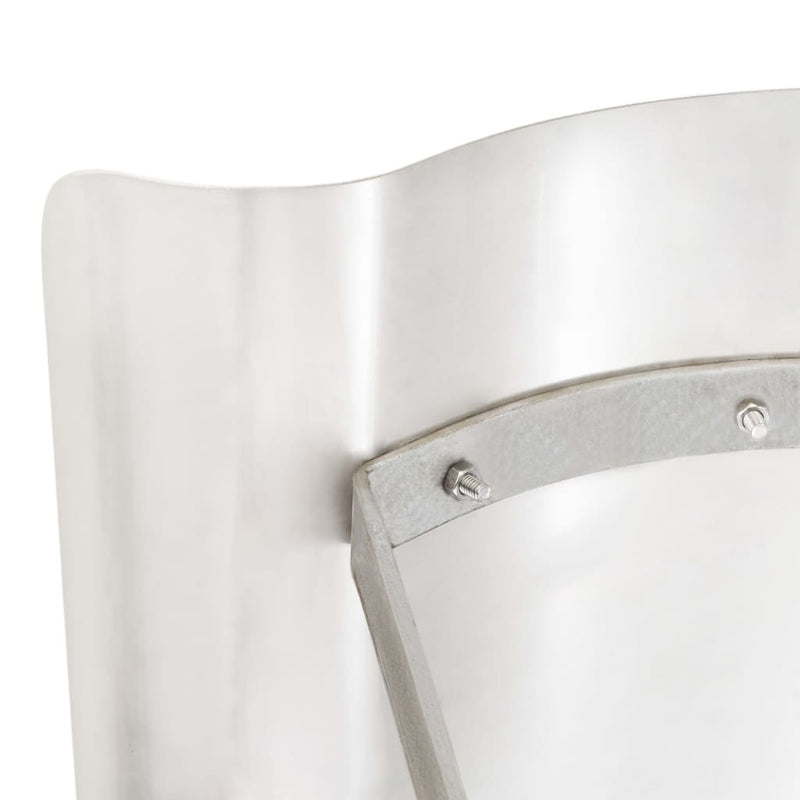 vidaXL Sombrerete para Chimenea de Acero Inoxidable 50 x 50 x 37 cm Plateado - Image 9 of 24