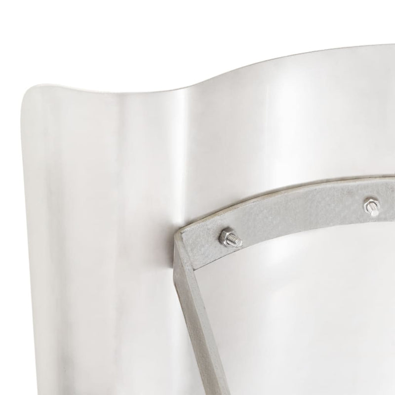 vidaXL Sombrerete para Chimenea de Acero Inoxidable 50 x 50 x 37 cm Plateado - Image 12 of 24