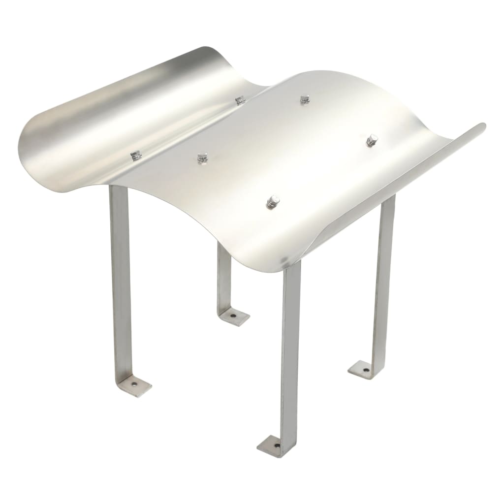 vidaXL Sombrerete para Chimenea de Acero Inoxidable 50 x 50 x 37 cm Plateado - Image 5 of 24