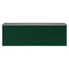 vidaXL Garden Shed Galvanised Steel 257x489x181 cm Green - Image 4 of 8