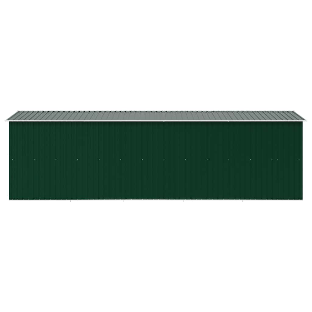 vidaXL Casetta da Giardino 257x580x181 cm in Metallo Verde - Image 4 of 8