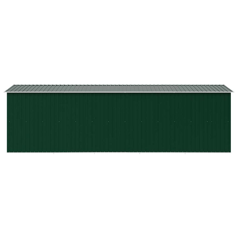 vidaXL Casetta da Giardino 257x580x181 cm in Metallo Verde - Image 4 of 8