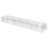 vidaXL Gabbione Letto Rialzato in Acciaio Zincato 450x90x50 cm - Image 2 of 7