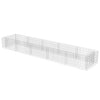 Gabbione Letto Rialzato in Acciaio Zincato 450×90×50 cm Argento - Image 3 of 7