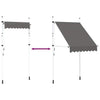 vidaXL Manual Retractable Awning, Steel, 150 cm, Anthracite - Image 27 of 41