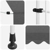 vidaXL Tenda da Sole Retrattile Manuale Poliestere Rivestito PU 200 cm Antracite - Image 22 of 28