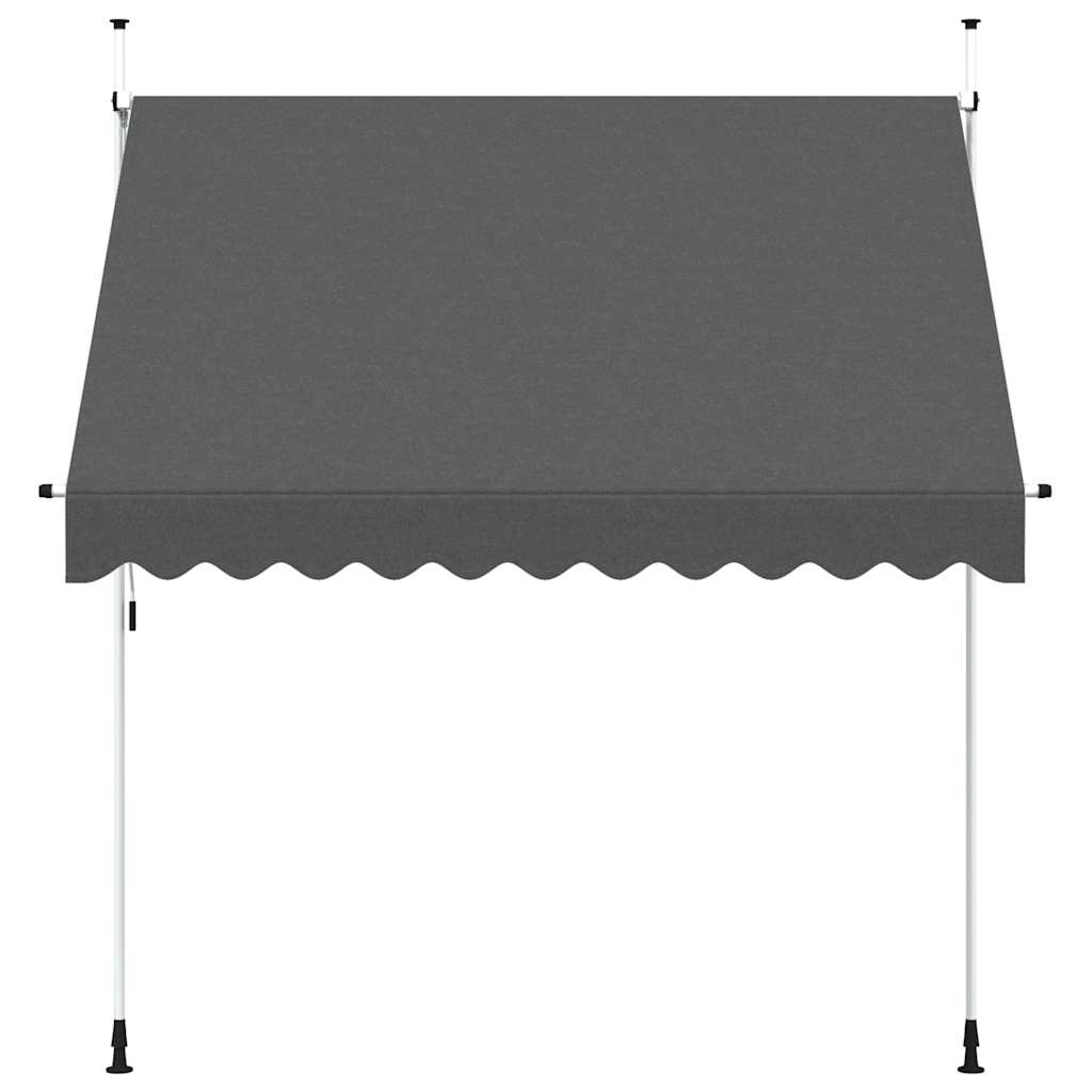 vidaXL Tenda da Sole Retrattile Manuale 250 cm Antracite - Image 12 of 33
