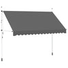 vidaXL Tenda da Sole Retrattile Manuale 350 cm Antracite - Image 2 of 7
