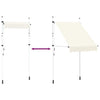 vidaXL Toldo Retráctil Manual Poliéster Acero 150 cm Crema - Image 25 of 33