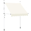 vidaXL Manual Retractable Awning with Steel Frame, 200 cm, Cream - Image 7 of 34