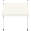vidaXL Toldo Retráctil Manual Poliéster Acero 150 cm Crema - Image 14 of 33