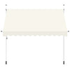 vidaXL Toldo Retráctil Manual 250 cm Poliéster PU y Acero, Crema - Image 8 of 21