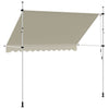 vidaXL Tenda da Sole Retrattile Manuale 400 cm Crema - Image 14 of 26