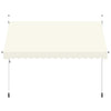 vidaXL Toldo Retráctil Manual Poliéster Acero 150 cm Crema - Image 15 of 33