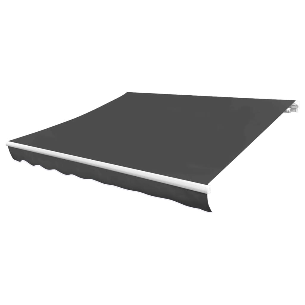 vidaXL Replacement Awning Fabric, Polyester, 4.5 x 3 m, Anthracite - Image 2 of 6