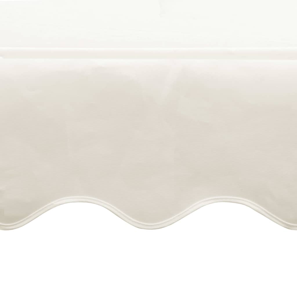 vidaXL 4x3 m Coated Steel Gazebo Awning, Cream - Image 5 of 8