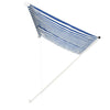 Tenda da Sole Retrattile in Acciaio e Poliestere 180 gr/㎡ 300×150 cm Blu e Bianco - Image 3 of 7
