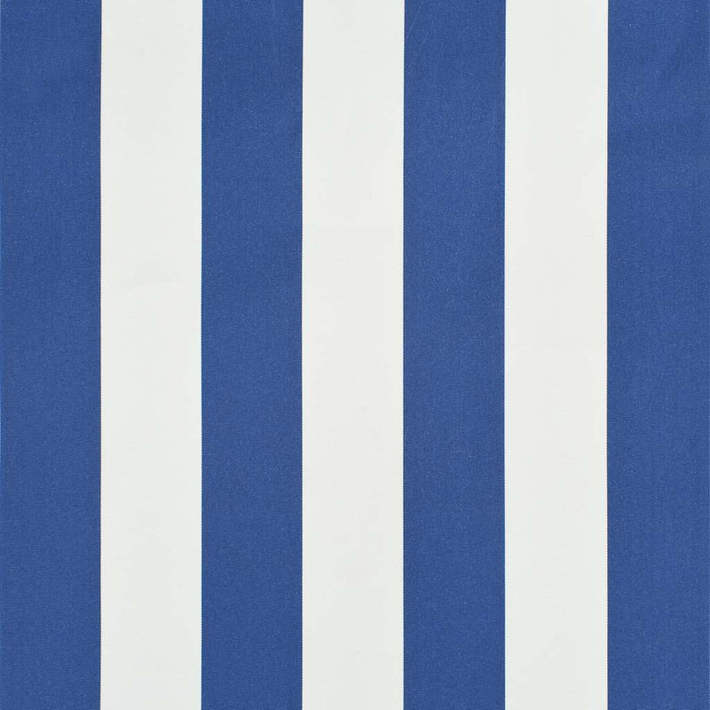 Tenda da Sole Retrattile in Acciaio e Poliestere 180 gr/㎡ 300×150 cm Blu e Bianco - Image 6 of 7