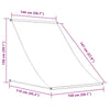 vidaXL Retractable Awning Polyester 150x150 cm Yellow and White - Image 24 of 26