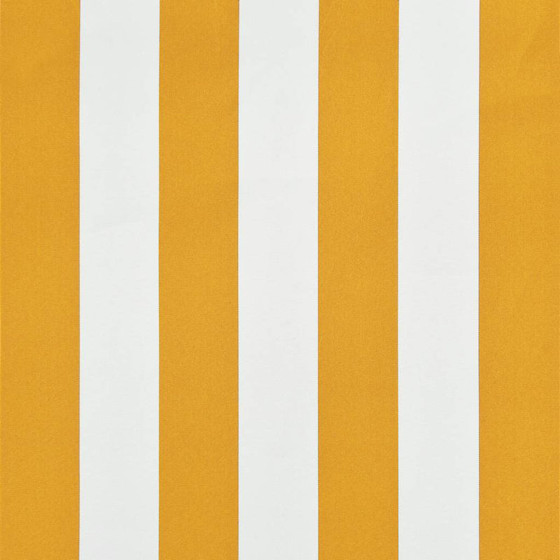 vidaXL Retractable Awning Steel/Polyester 200x150 cm Yellow and White - Image 18 of 20
