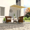 vidaXL Retractable Awning Steel/Polyester 200x150 cm Yellow and White - Image 1 of 20
