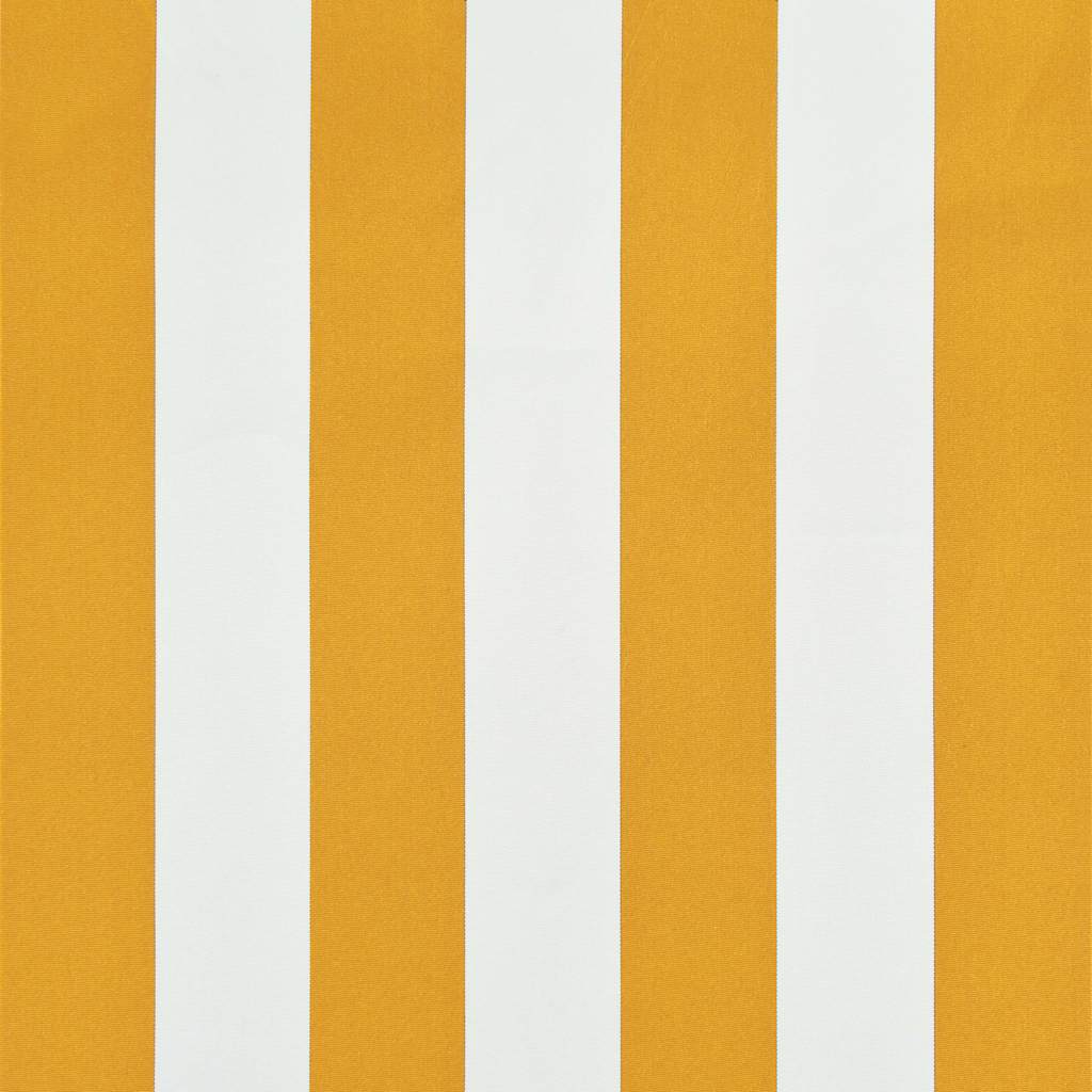 vidaXL Tenda da Sole Retrattile 250x150 cm Giallo e Bianco - Image 16 of 20
