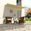 vidaXL Retractable Polyester Awning 300x150 cm Yellow and White - Image 1 of 32