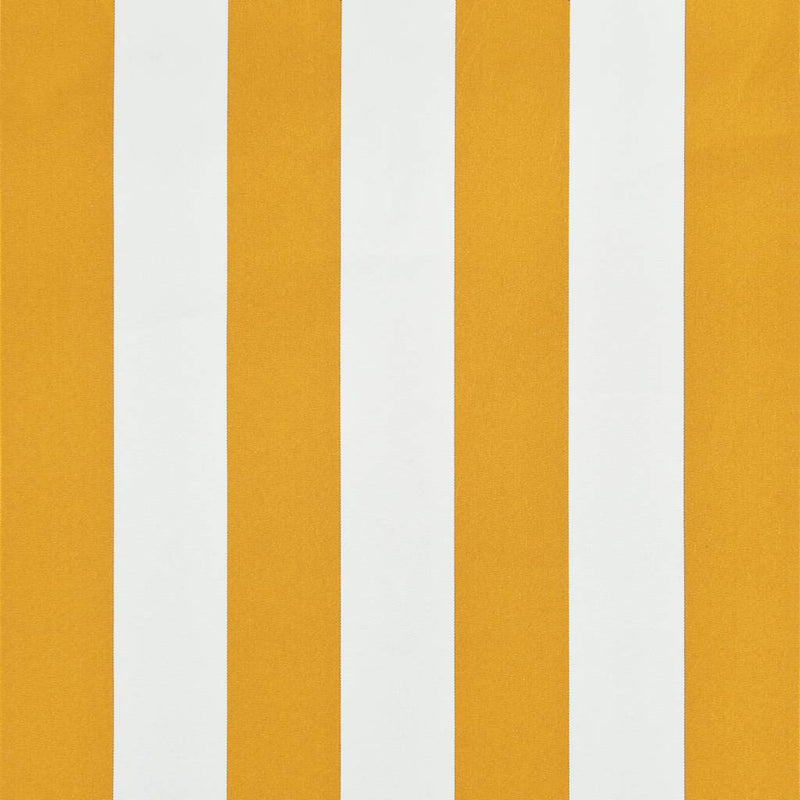 vidaXL Tenda da Sole Retrattile 350x150 cm Giallo e Bianco - Image 12 of 18