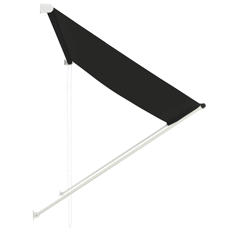 vidaXL Retractable Polyester Awning 200x150 cm Anthracite - Image 9 of 21