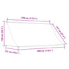 vidaXL Retractable Polyester Awning 200x150 cm Anthracite - Image 21 of 21