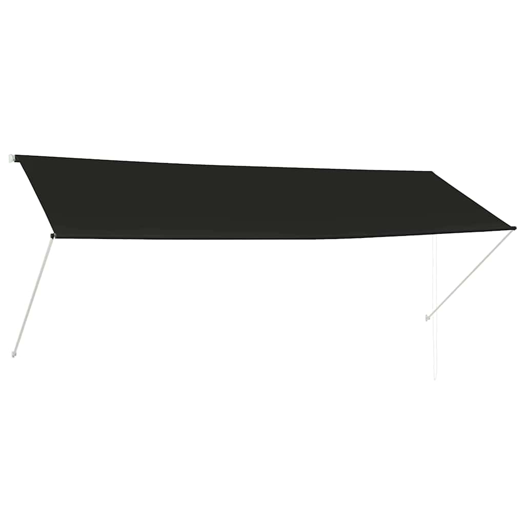 Tenda da Sole Retrattile con Telaio in Acciaio 250x150 cm Antracite - immagine 5 | SolPatio - Image 5 of 28