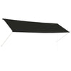 Tenda da Sole Retrattile con Telaio in Acciaio 250x150 cm Antracite - immagine 8 | SolPatio - Image 8 of 28