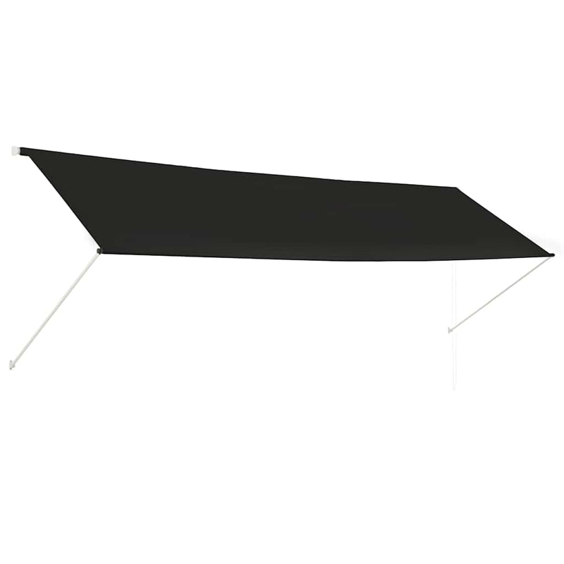 vidaXL Retractable Polyester Awning 200x150 cm Anthracite - Image 4 of 21