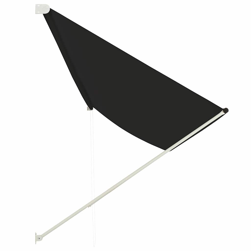 vidaXL Retractable Polyester Awning 200x150 cm Anthracite - Image 8 of 21