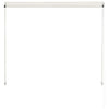 vidaXL Retractable Awning Steel and Polyester 150x150 cm Cream - Image 16 of 28