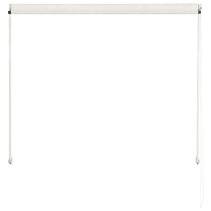 vidaXL Retractable Awning Steel and Polyester 150x150 cm Cream - Image 16 of 28