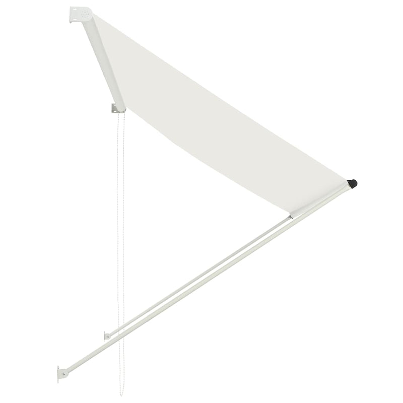 vidaXL Retractable Polyester Awning 200x150 cm Cream - Image 1 of 19