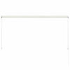 vidaXL Retractable Awning Steel and Polyester 150x150 cm Cream - Image 14 of 28