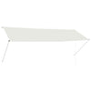 vidaXL Toldo Retráctil con LED y Revestimiento de PA, 350x150 cm, Crema - Image 3 of 15
