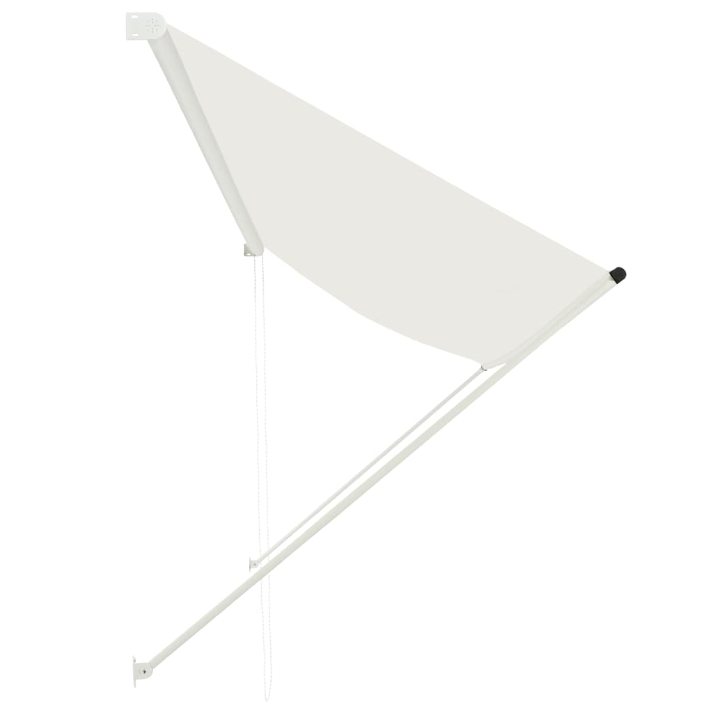 vidaXL Toldo Retráctil con LED y Revestimiento de PA, 350x150 cm, Crema - Image 6 of 15