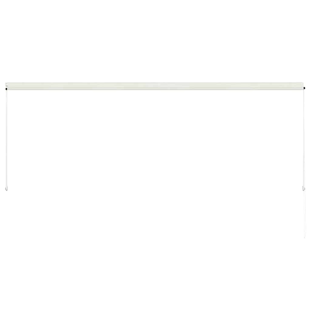 vidaXL Toldo Retráctil con LED y Revestimiento de PA, 350x150 cm, Crema - Image 8 of 15