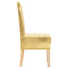 vidaXL Coprisedia 6 pz in Elasticizzato Oro - Image 2 of 2