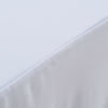 vidaXL Copertura Elastica per Tavolo con Gonna 2 pz 243x76x74cm Bianco - Image 2 of 3